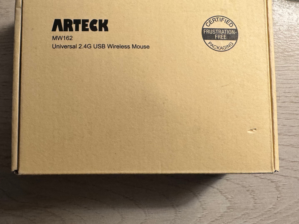 Arteck MW162 2.4G USB Wireless Mouse Black With Receiver
